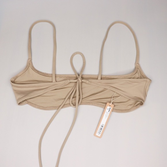 Skims Recycled Swim Micro Scoop Bikini Top Size Large in Desert BT-SCP-2785 NWT - Picture 5 of 5